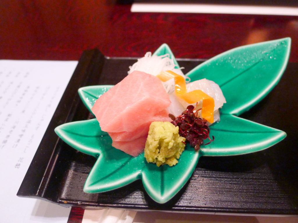 箱根塔ノ沢温泉_山の茶屋 夕食 刺身