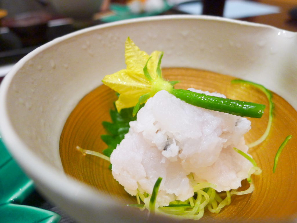 箱根塔ノ沢温泉_山の茶屋 夕食 鱧料理