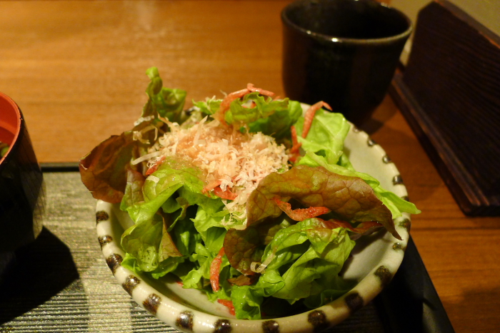 神楽坂_翔山亭ランチ　セットサラダ