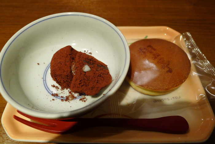 神楽坂_翔山亭ランチセットのスイーツ