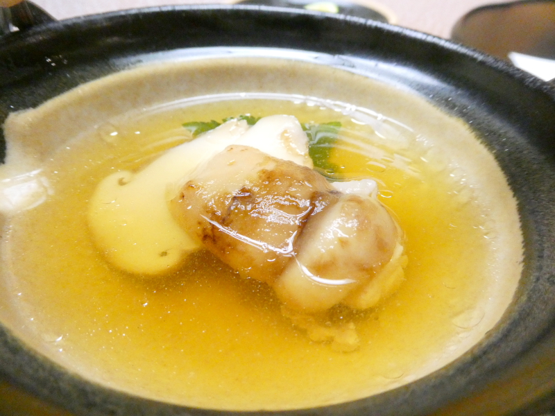 下田野の花亭こむらさきの夕食 先椀 松茸土瓶蒸し