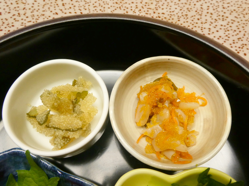 伊豆下田_野の花亭こむらさきの朝食 ごはんのおとも