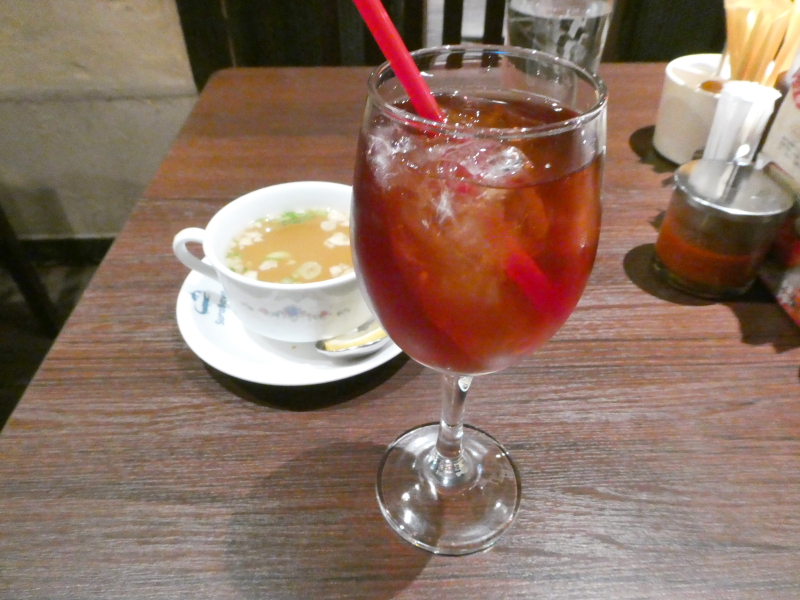 六本木バリ料理ワヤンバリ　ランチのセットドリンク　ジャワティー